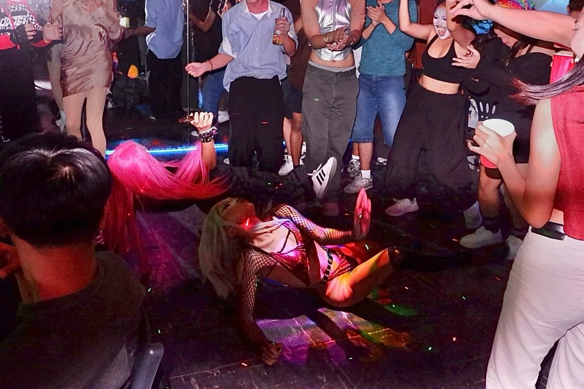 The floor at Paradise Found Pride, Puesto Bar & Lounge · Los Baños