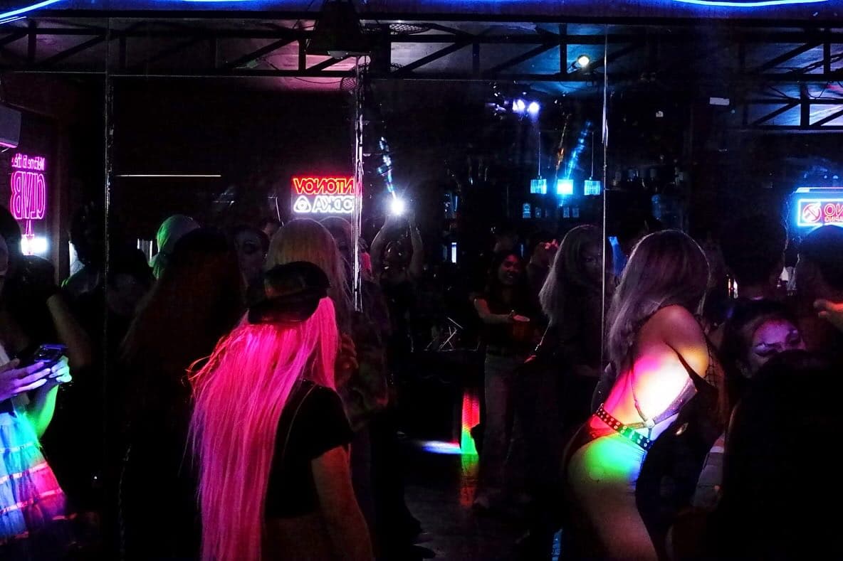 The floor at Paradise Found Pride, Puesto Bar & Lounge · Los Baños