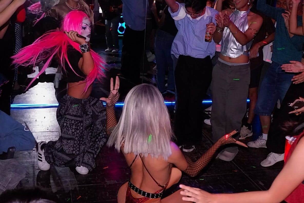 The floor at Paradise Found Pride, Puesto Bar & Lounge · Los Baños