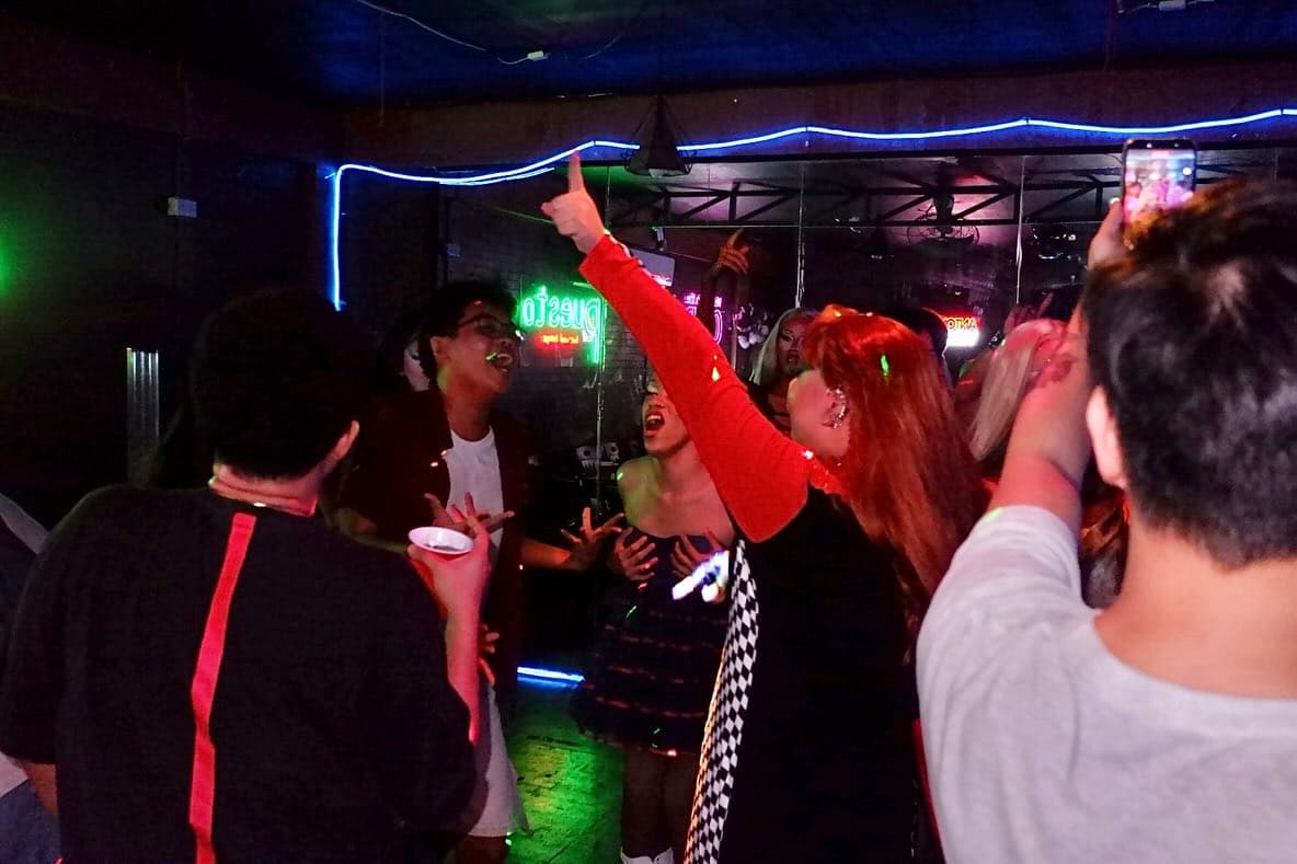 The floor at Paradise Found Pride, Puesto Bar & Lounge · Los Baños