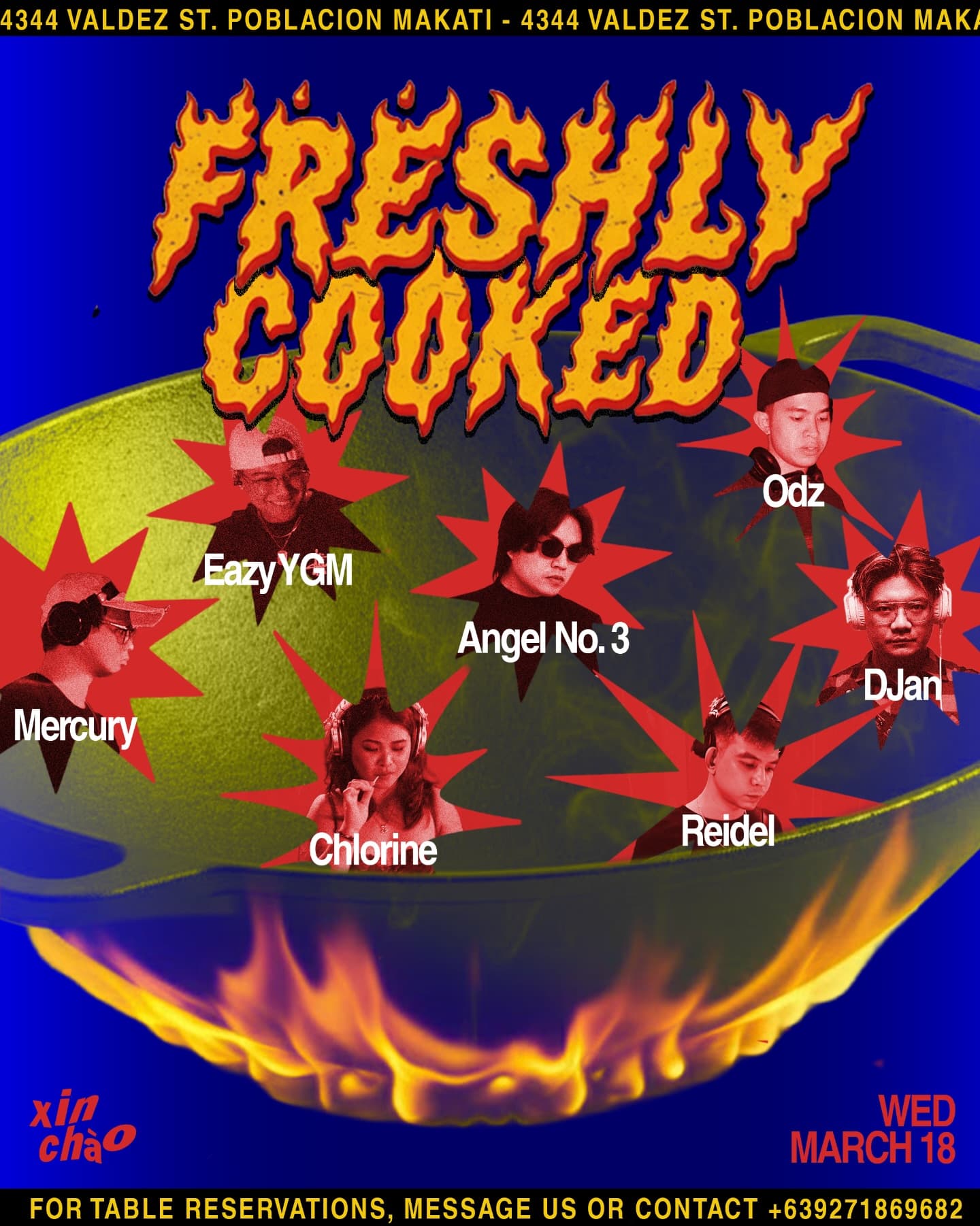 Poster for Freshly Cooked - March 18, 2026, Xin Chào · Poblacion, Makati