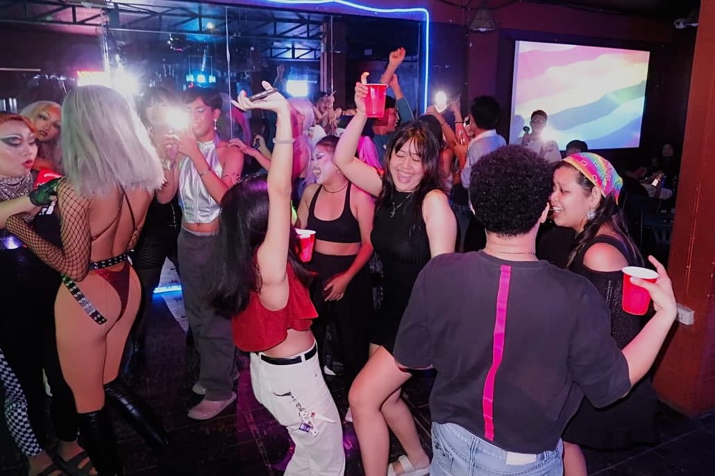 The floor at Paradise Found Pride, Puesto Bar & Lounge · Los Baños